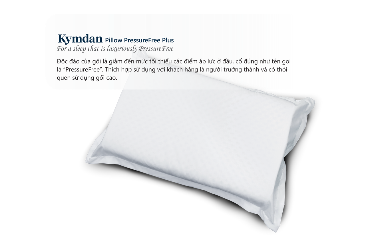 Gối Kymdan Pillow PressureFree Plus