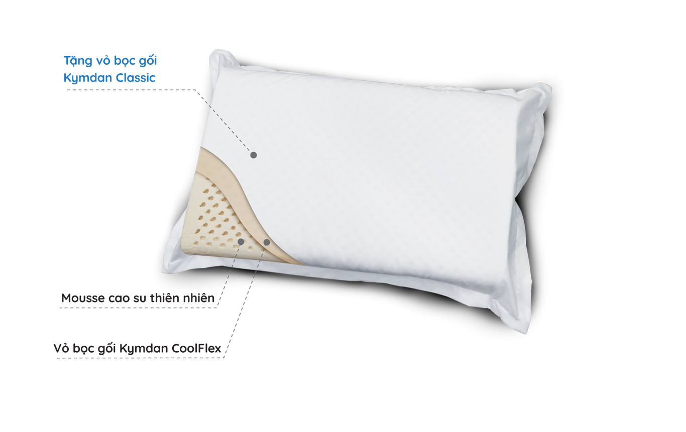 Gối Kymdan Pillow PressureFree Plus