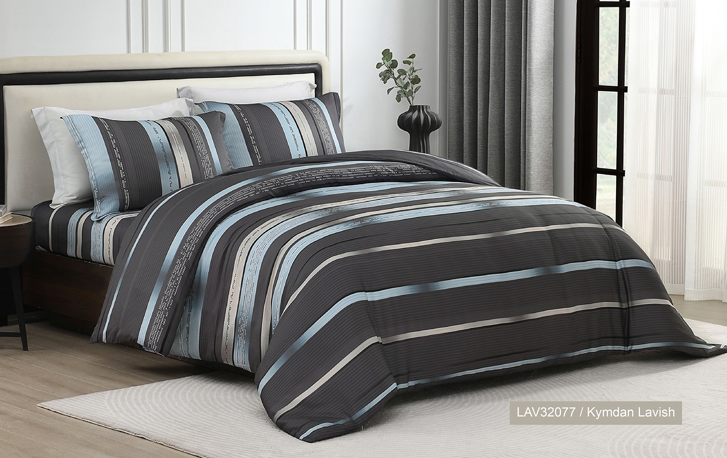 Picture of LAV32077 / Kymdan Lavish Bedding Set