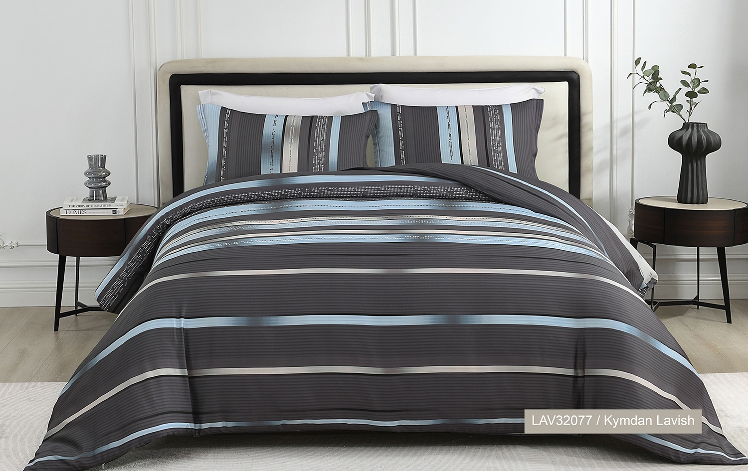 Picture of LAV32077 / Kymdan Lavish Bedding Set