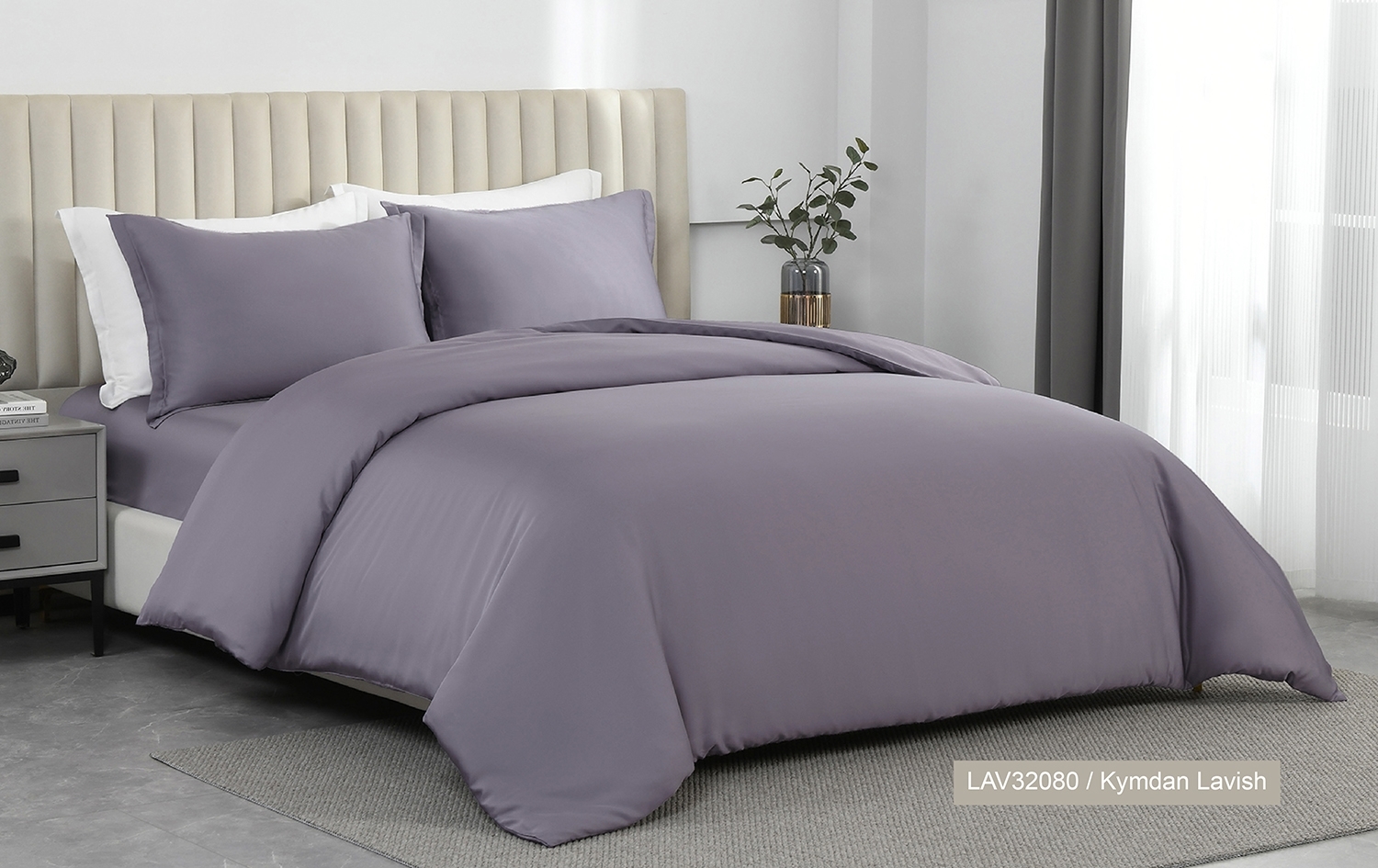 Picture of LAV32080 / Kymdan Lavish Bedding Set
