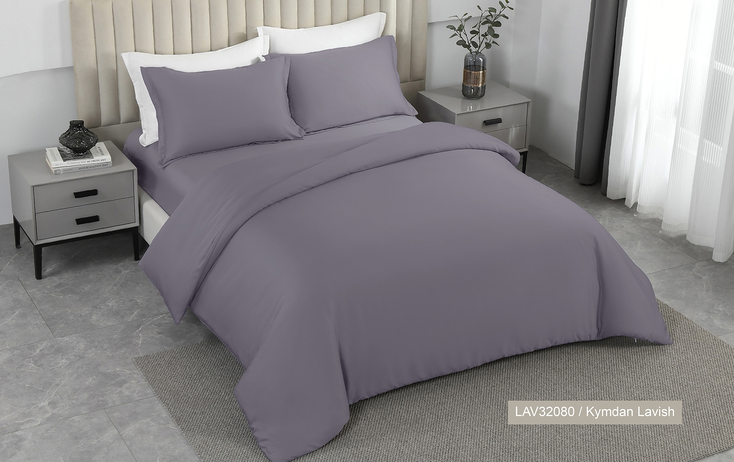 Picture of LAV32080 / Kymdan Lavish Bedding Set