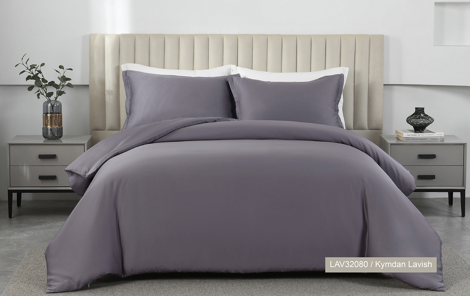 Picture of LAV32080 / Kymdan Lavish Bedding Set