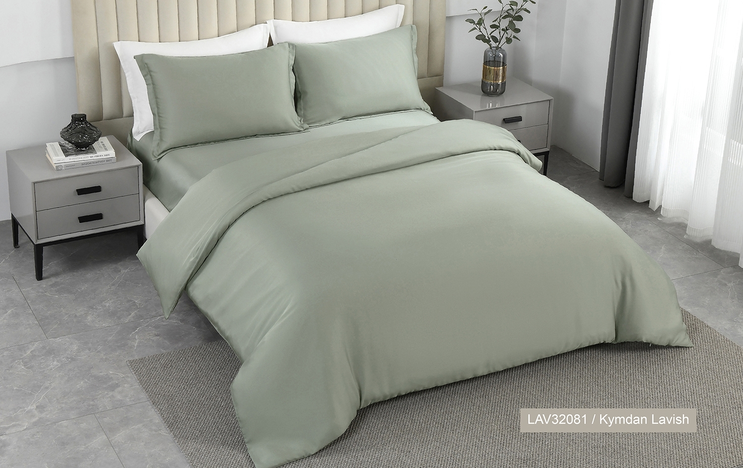 Picture of LAV32081 / Kymdan Lavish Bedding Set