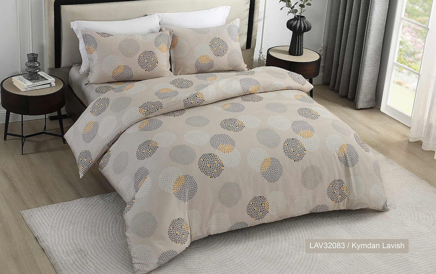 Picture of LAV32083 / Kymdan Lavish Bedding Set
