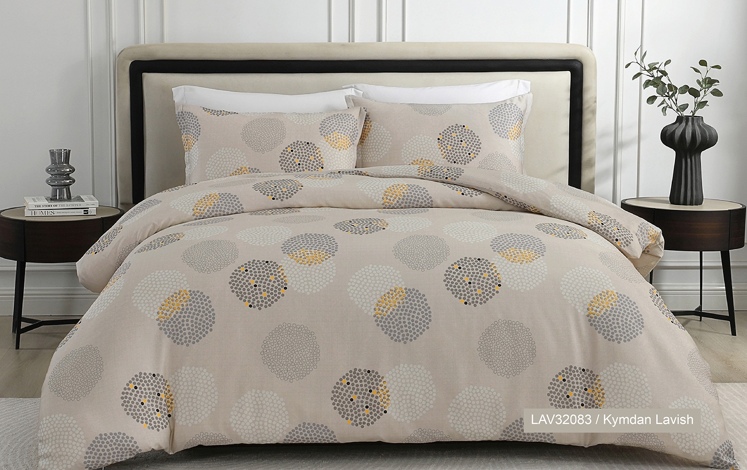 Picture of LAV32083 / Kymdan Lavish Bedding Set