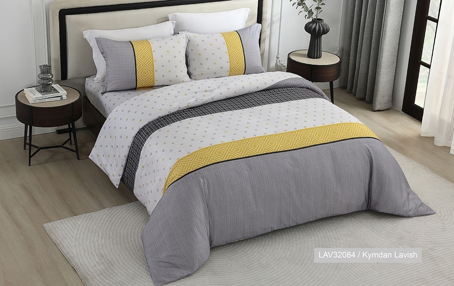 Picture of LAV32084 / Kymdan Lavish Bedding Set